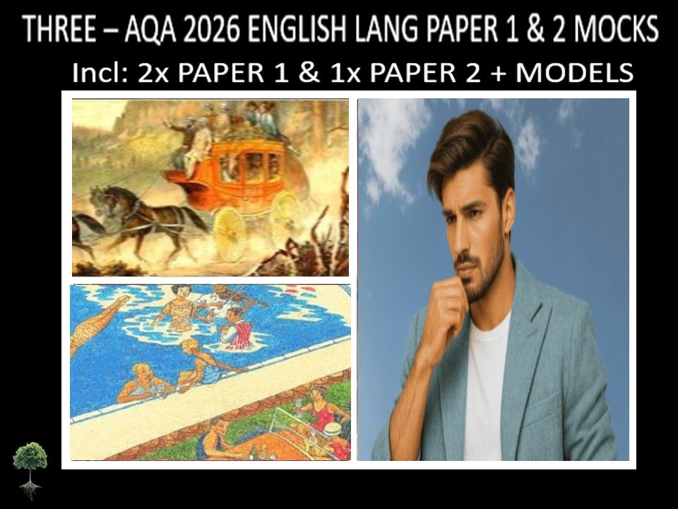 THREE - AQA PAPER 1 & 2 | 2026 FULL MOCKS | MODELS