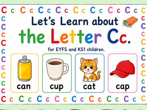 Let's Learn about the Letter C EYFS/KS1