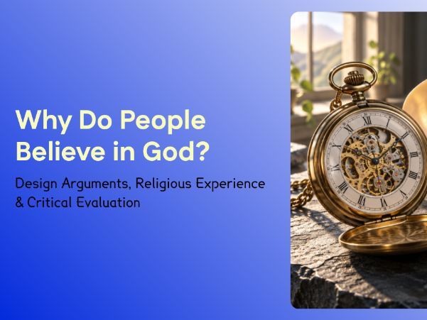 KS3 Philosophy: Why Do People Believe in God? | Faith, Religious Experience & Design Arguments