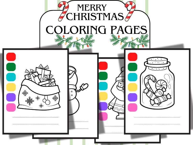 Winter Coloring Pages – Snowmen