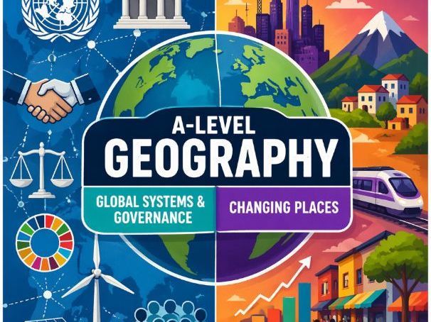 QA A-Level Geography: Global Systems & Governance and Changing Places Revision Mind Maps