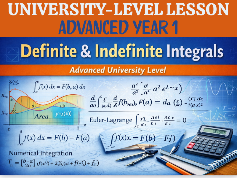 Advanced University Calculus: Definite and Indefinite Integrals – Theoretical Foundations and High-L