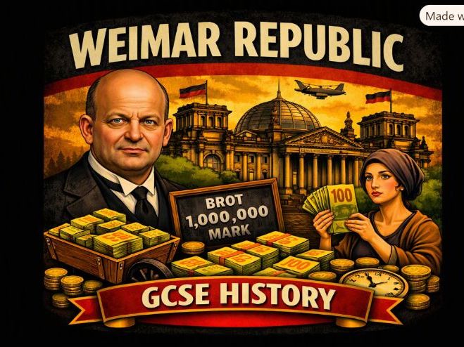 GCSE History Edexcel Paper 3 – Weimar Republic 1918–1929 - Topic 1