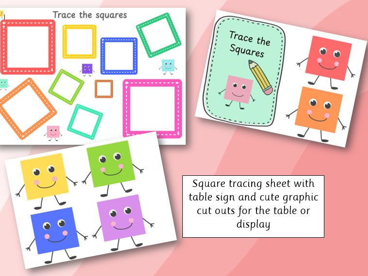 Square Tracing EYFS/KS1