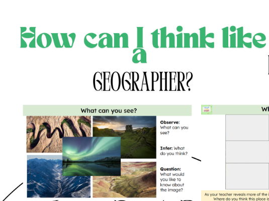 KS3 Geography - Lesson 3 - Geographic enquiry and fieldwork skills - September Ready!