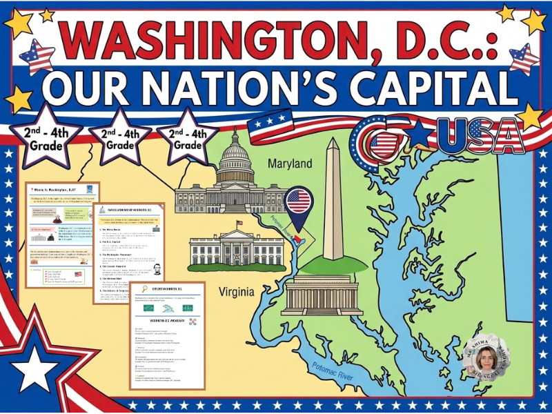 Washington DC: Capital City Worksheets