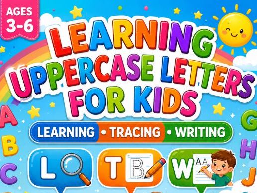 Learning Uppercase Letters for Kids| Ages 3-6