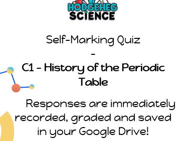 GCSE AQA Chemistry: Periodic Table History Quiz (Self-Marking)
