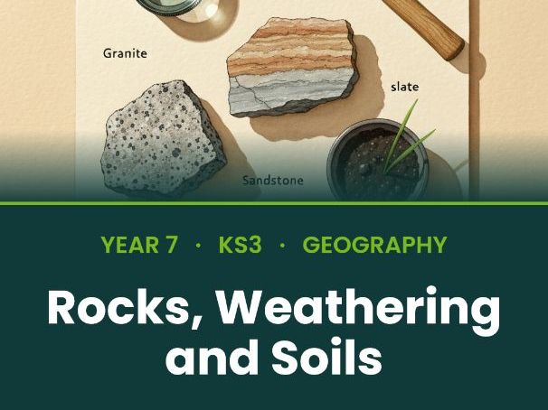 Rocks Weathering and Soils | Year 7 Geography | Igneous Sedimentary Metamorphic