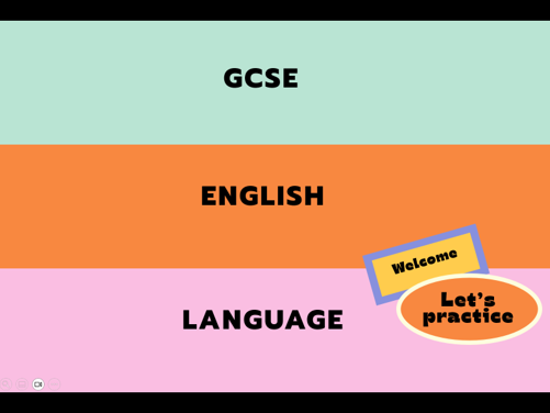 GCSE English Language End of Year Revision PowerPoint – Reading & Writing Skills, Exam Practice & Or