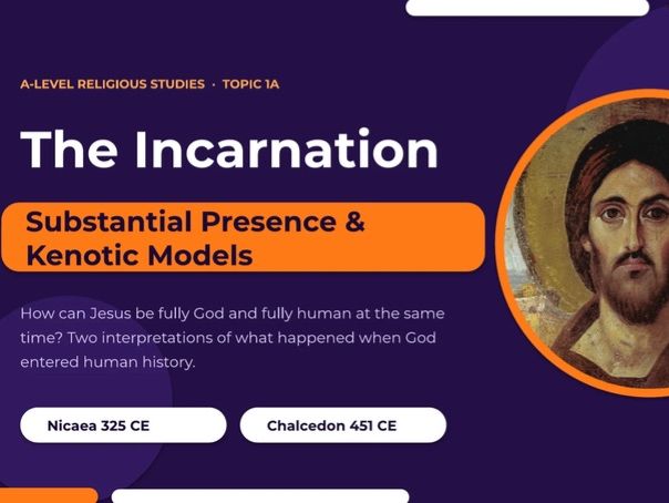 Incarnation Substantial and Kenotic Educas Theme 1A AS A Alevl