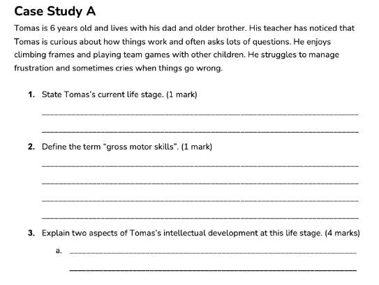 BTEC AAQ Health and Social Care - Unit 1 - Mocks and Revision Tools