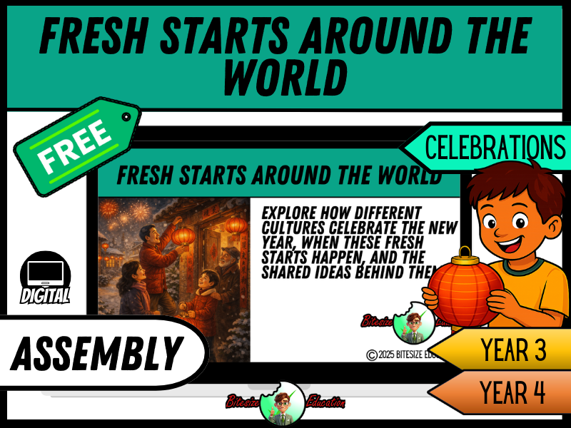 Fresh Starts Around the World | Assembly Presentation | Year 3/4