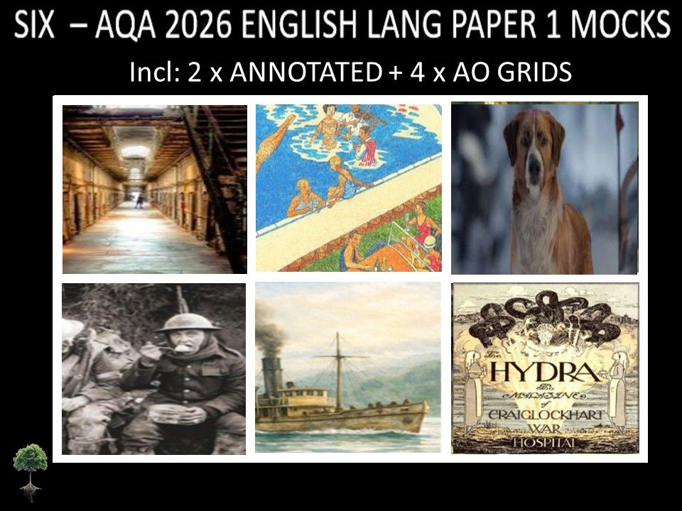 SIX - AQA PAPER 1 | 2026 FULL MOCKS | ANNOTATED | AO GRIDS