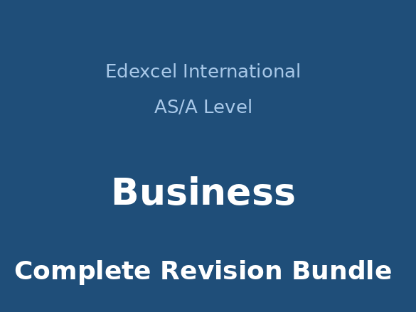 Edexcel International AS/A Level Business | Complete Revision Bundle - Unit 1 and 2