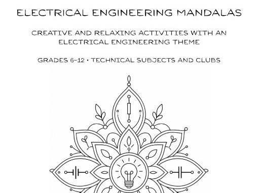 Electrical Engineering Mandalas: Creative and Relaxing Activities