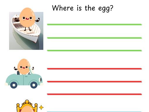 Where is the egg? Easter Activity Phase 3