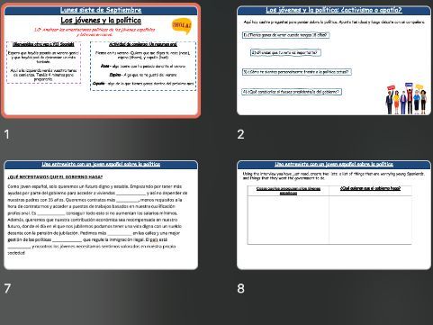 AQA A-Level Spanish Unit 10 introduction lesson - Jóvenes de hoy, ciudadanos de mañana