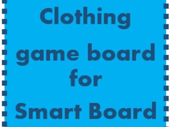 Clothing Game Board for Smartboard