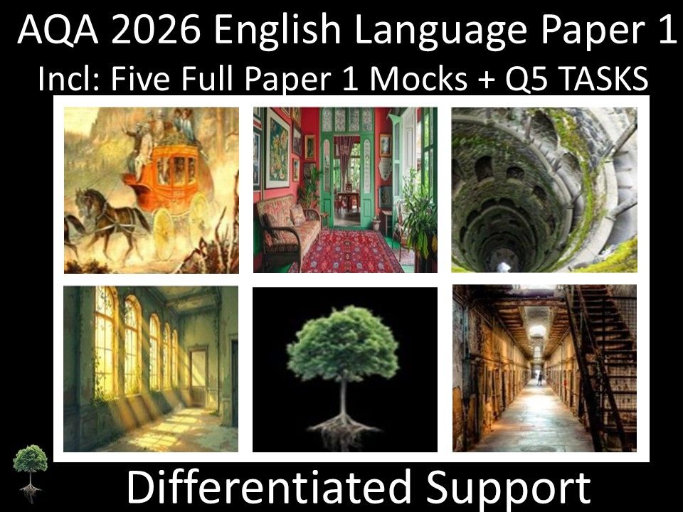 Seven AQA 2026 English Language Paper  | Q5 TASKS Differentiated