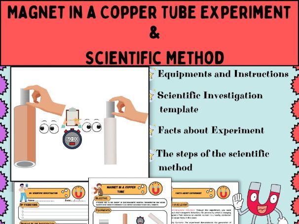 Magnet in a Copper Tube Experiment : STEM activities and Scientific Method