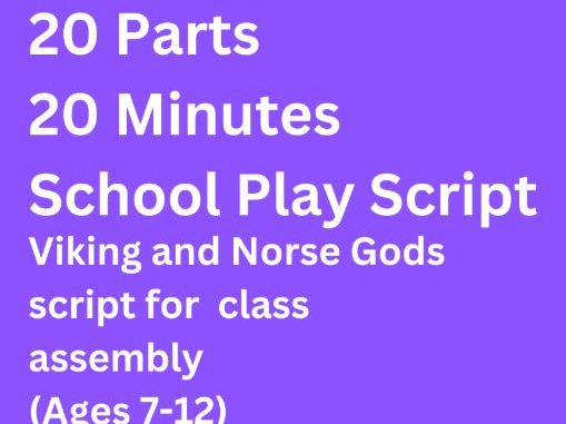 Vikings and Norse Gods Class Assembly Script