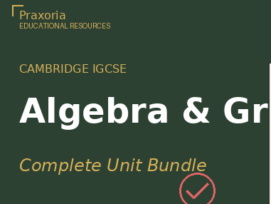 IGCSE Maths (0580) Unit 2 FREE SAMPLE pack