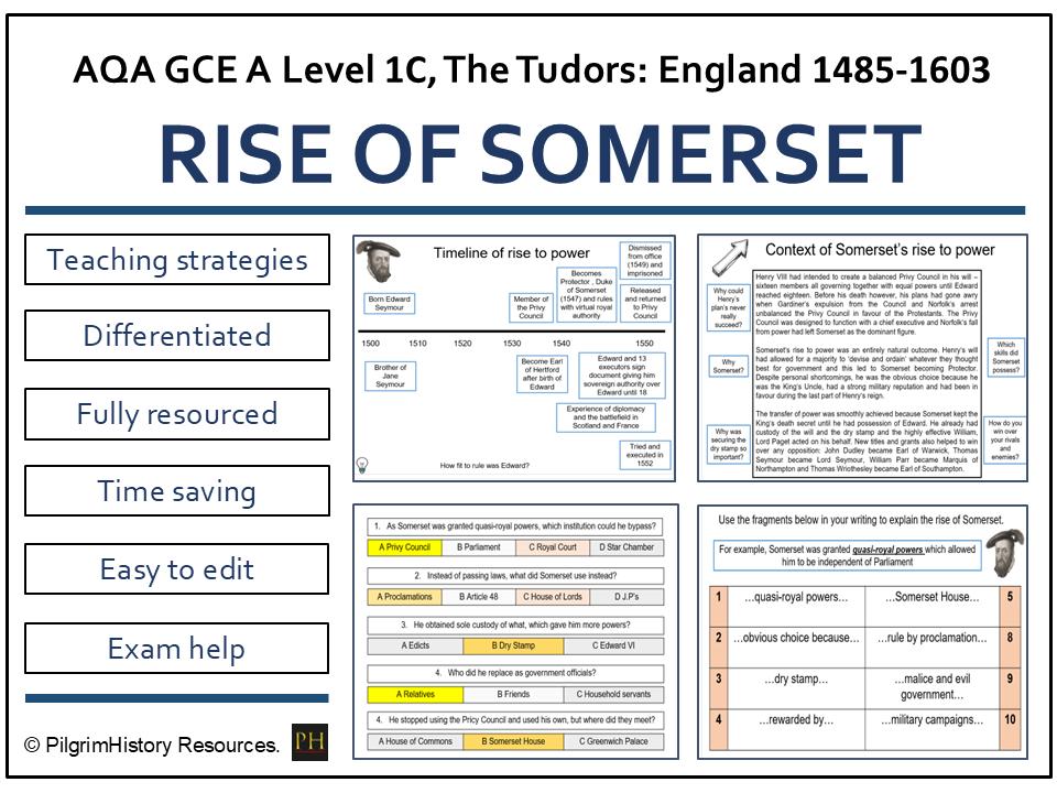 Somerset’s Rise to Power: Protector or Power-Hungry Noble? (Free) | AQA A Level History
