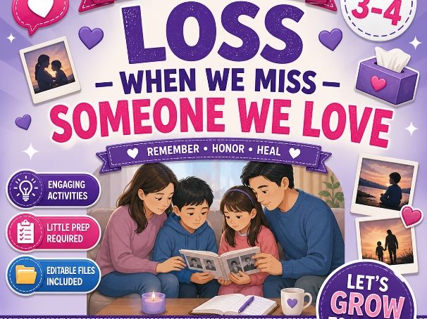 Loss & Grief – PSHE Lesson  (KS1–Lower KS2)