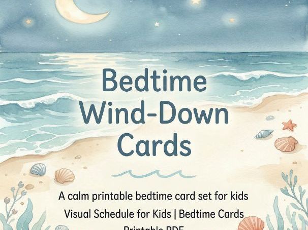 Bedtime Wind-Down Cards