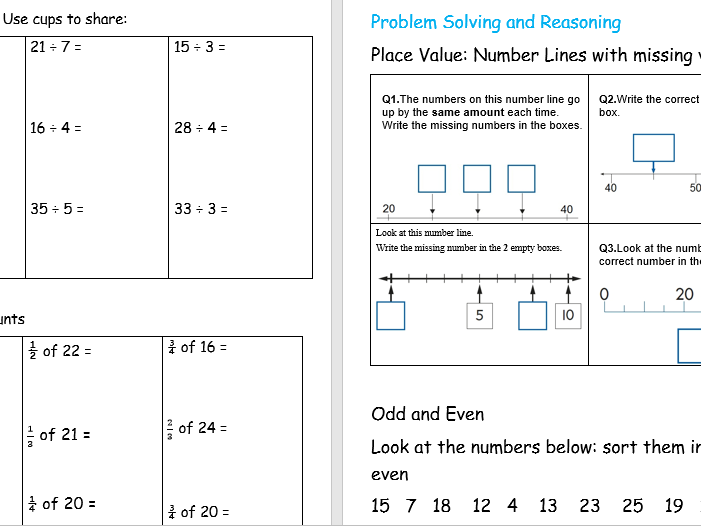 year 2 sats problem solving