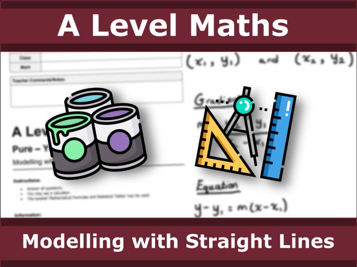 A Level Maths | Modelling with Straight Lines | Pure