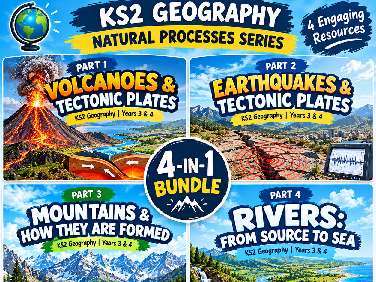 KS2 Geography: Natural Processes Series – 4-Resource Bundle