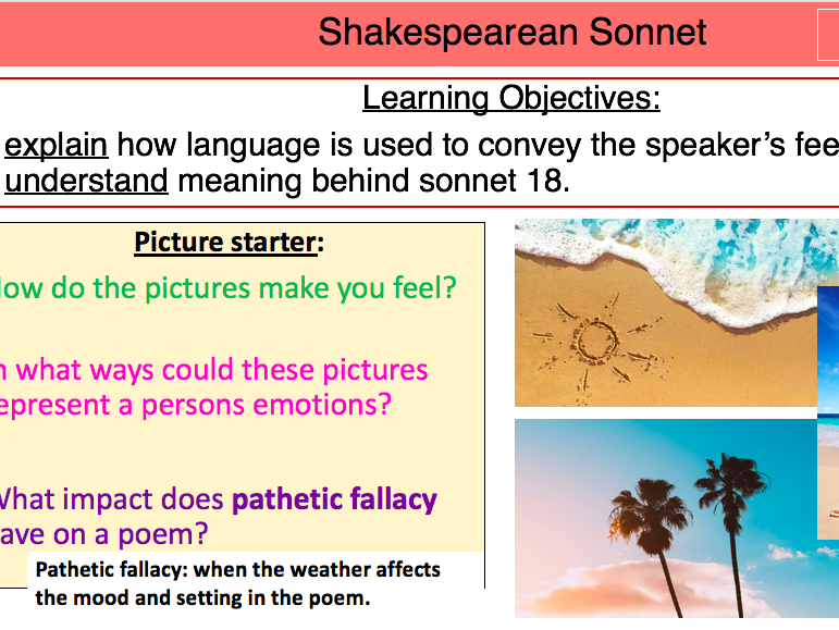 sonnet 18 scansion