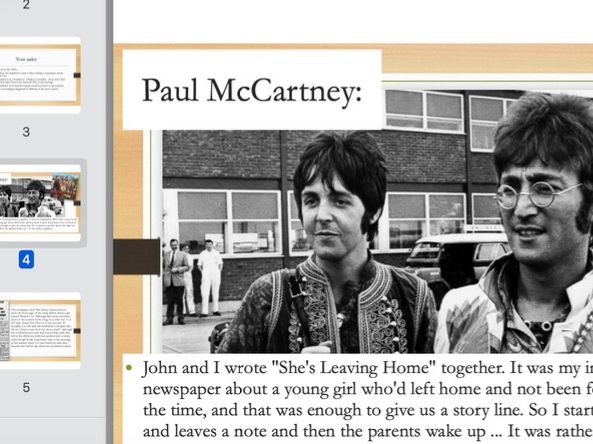 KS3 Poetry Lesson - 'She's Leaving Home'