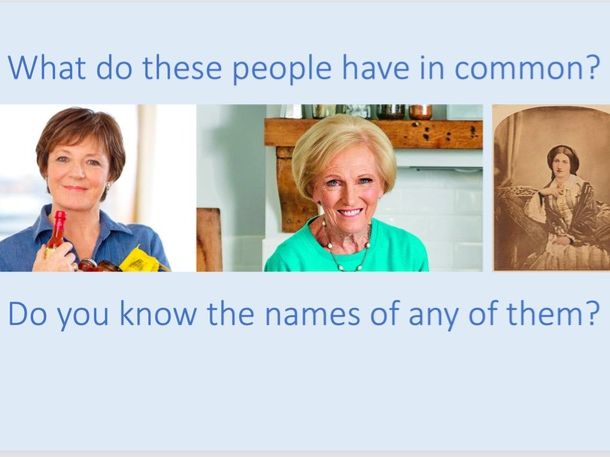 Recipes in English ESOL or British Culture resource