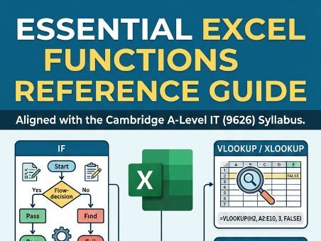 A-Level IT 9626: Complete Excel Functions Guide