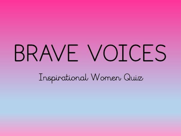 International Women’s Day Quiz – KS2 (Year 5/6)