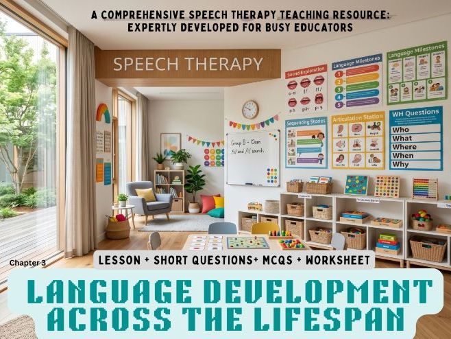 Language Development Across the Lifespan Complete Study Pack | Full Lesson, MCQs, Short Questions