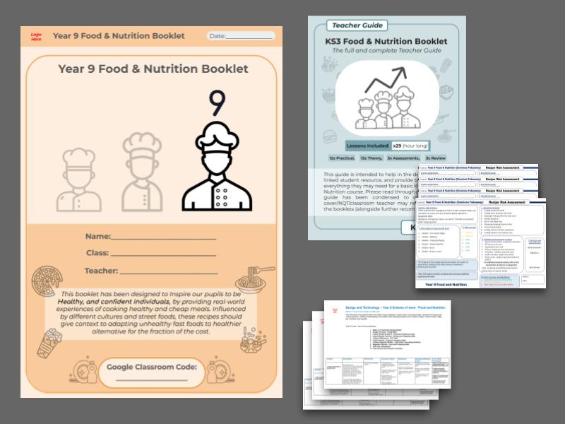 KS3 Year 9 Food Tech - Complete Set of 10 Lessons