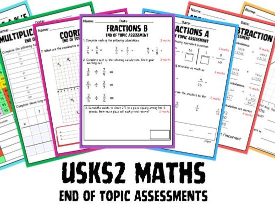 UKS2 Maths - End of Unit Tests