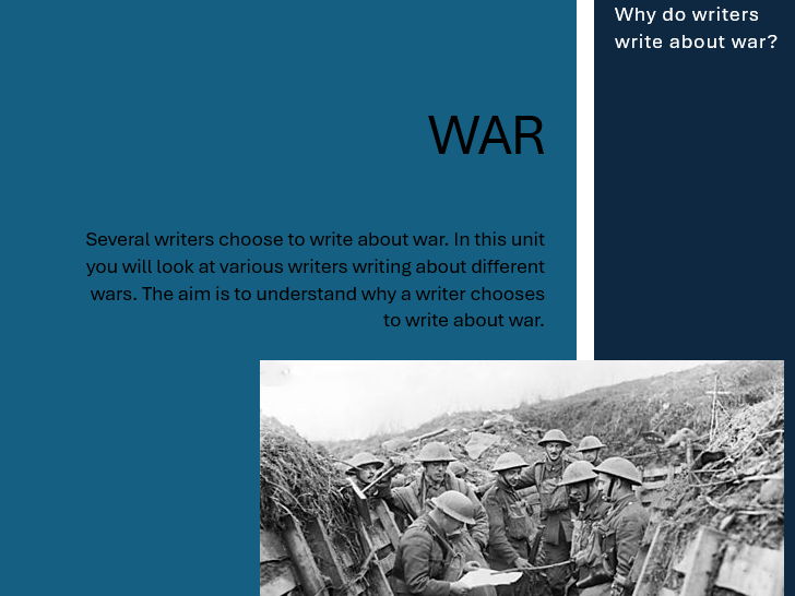 KS3 War Booklet: English Language Skills