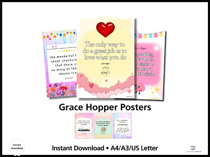 Women in Computer Science Posters – Classroom Display Set (6 Posters)