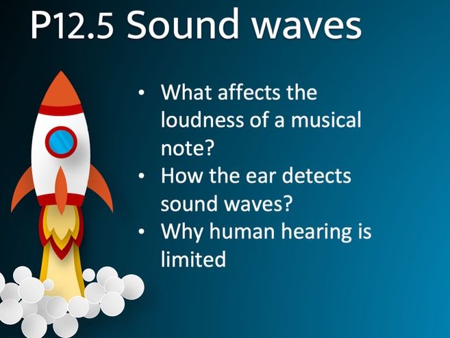 P12.5 Sound waves