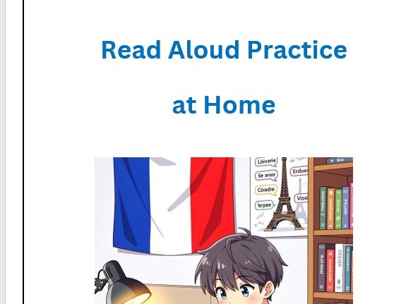 NEW GCSE French Read-Aloud Phonics Practice – At Home  (9–1)