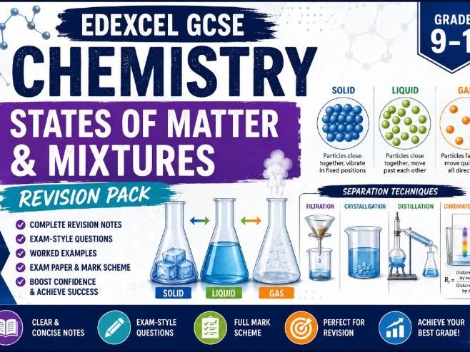 Edexcel GCSE Chemistry: States of Matter & Mixtures