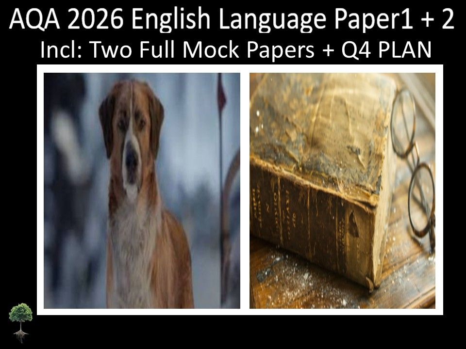 Two AQA 2026 GCSE English Language Paper 1 + 2 Mocks | Q4 Plan