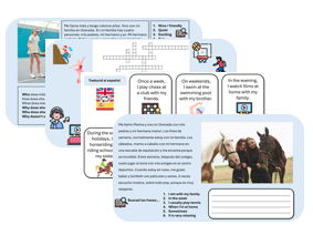 Free time -Hobbies & Timeframes (Spanish) – Independent Learning & Cover Pack