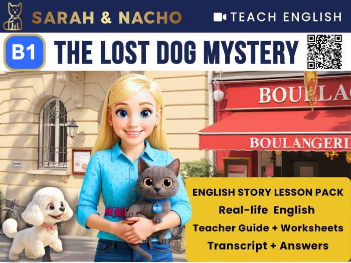 The Lost Dog | B1 ESL Mystery Video Lesson