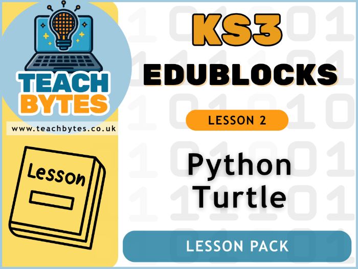KS3 Edublocks - L1 Python Turtle Lesson Pack
